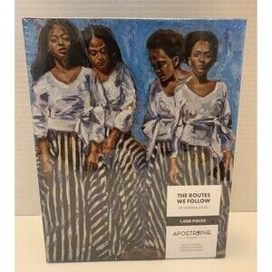 Apostrophe Puzzles by Hodaya Louis 1000 Pieces 24" x 24" Colorful black owned